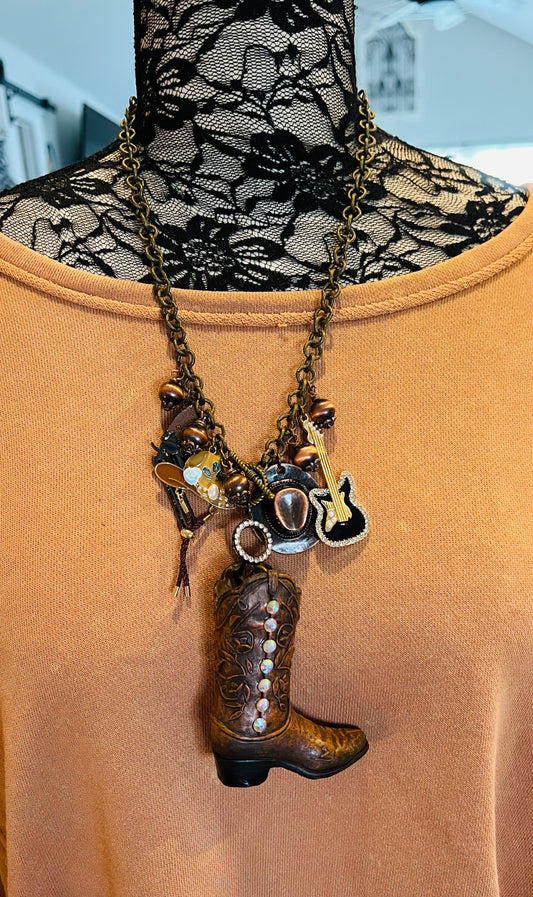 Boot Me Social Club Necklace