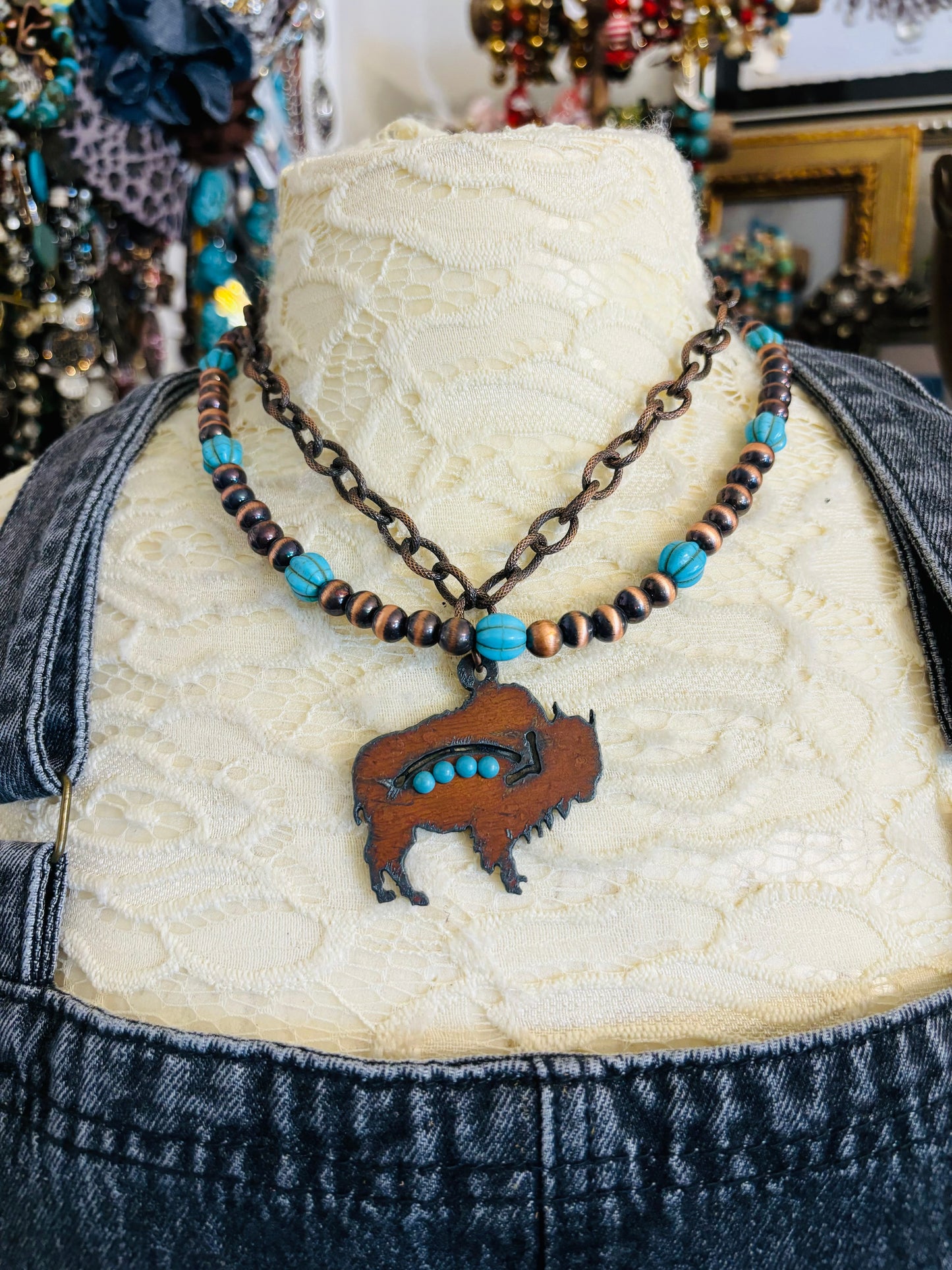 Take Charge Buffalo Necklace