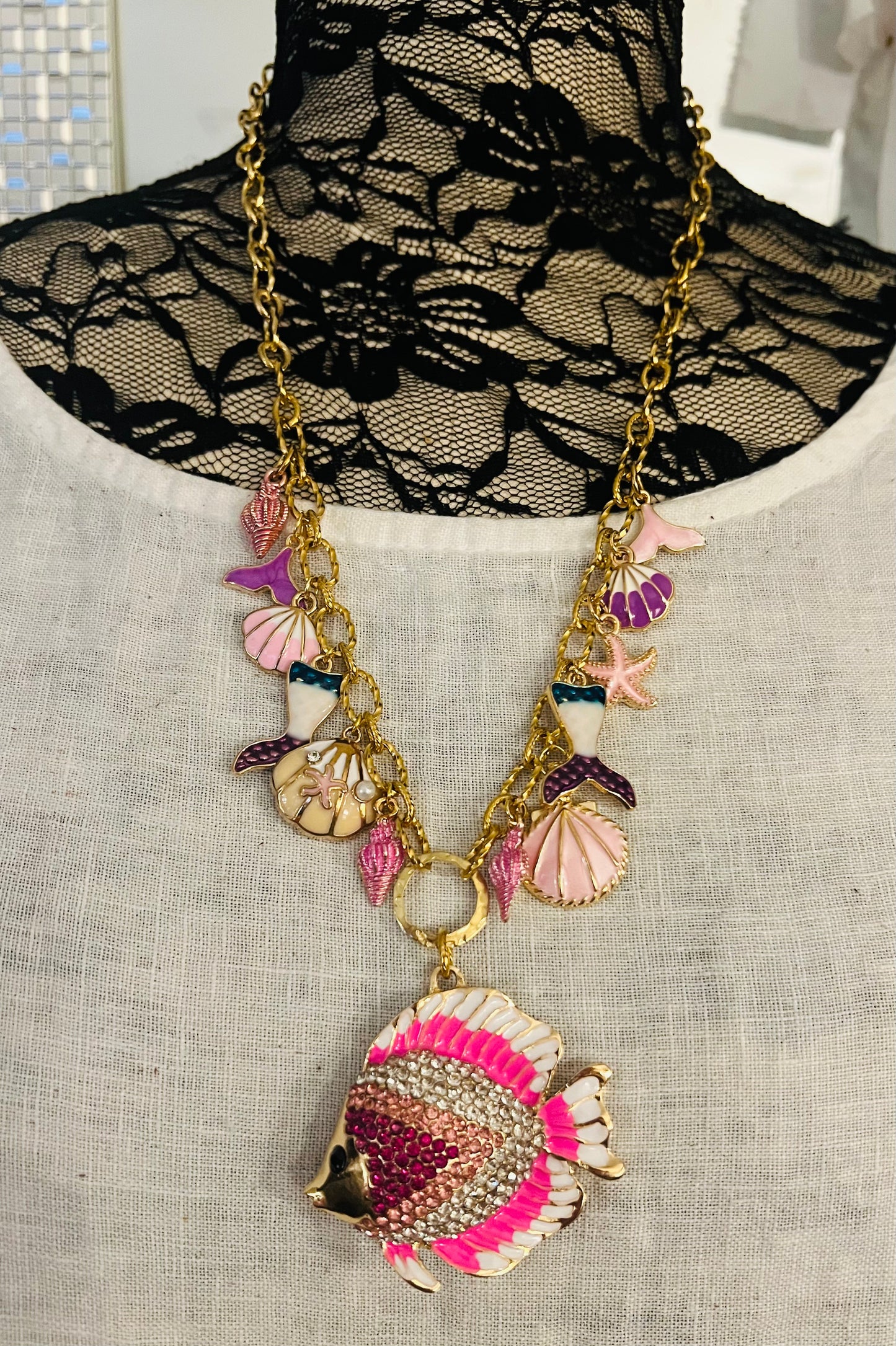 Beach Vacation Necklace