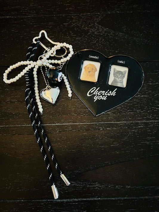 Black Cherish You Bag Accessory