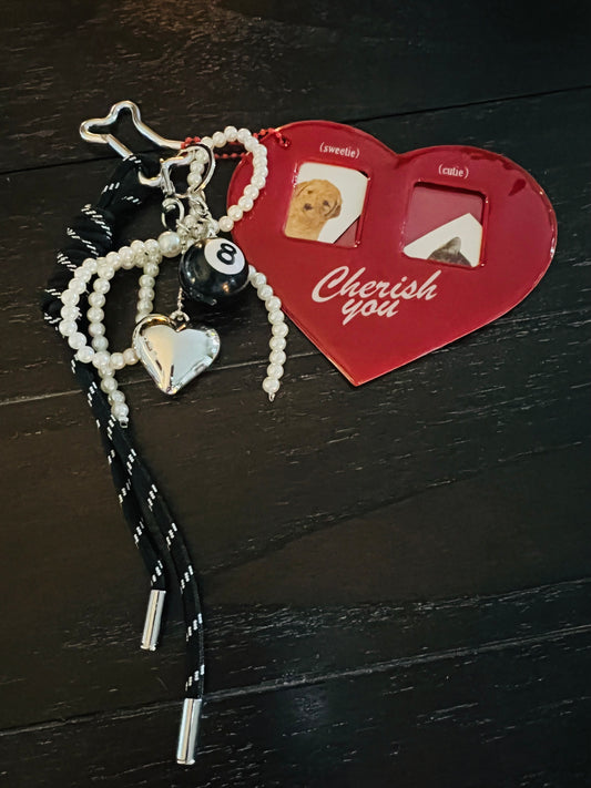 Red Cherish Bag Accessory