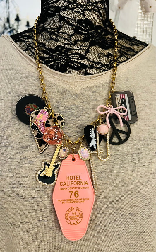 Hotel California Pink Necklace
