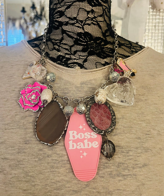 Boss Babe Pendant Necklace
