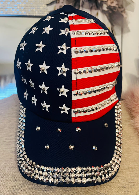 Navy Stars and Stripes Ballcap
