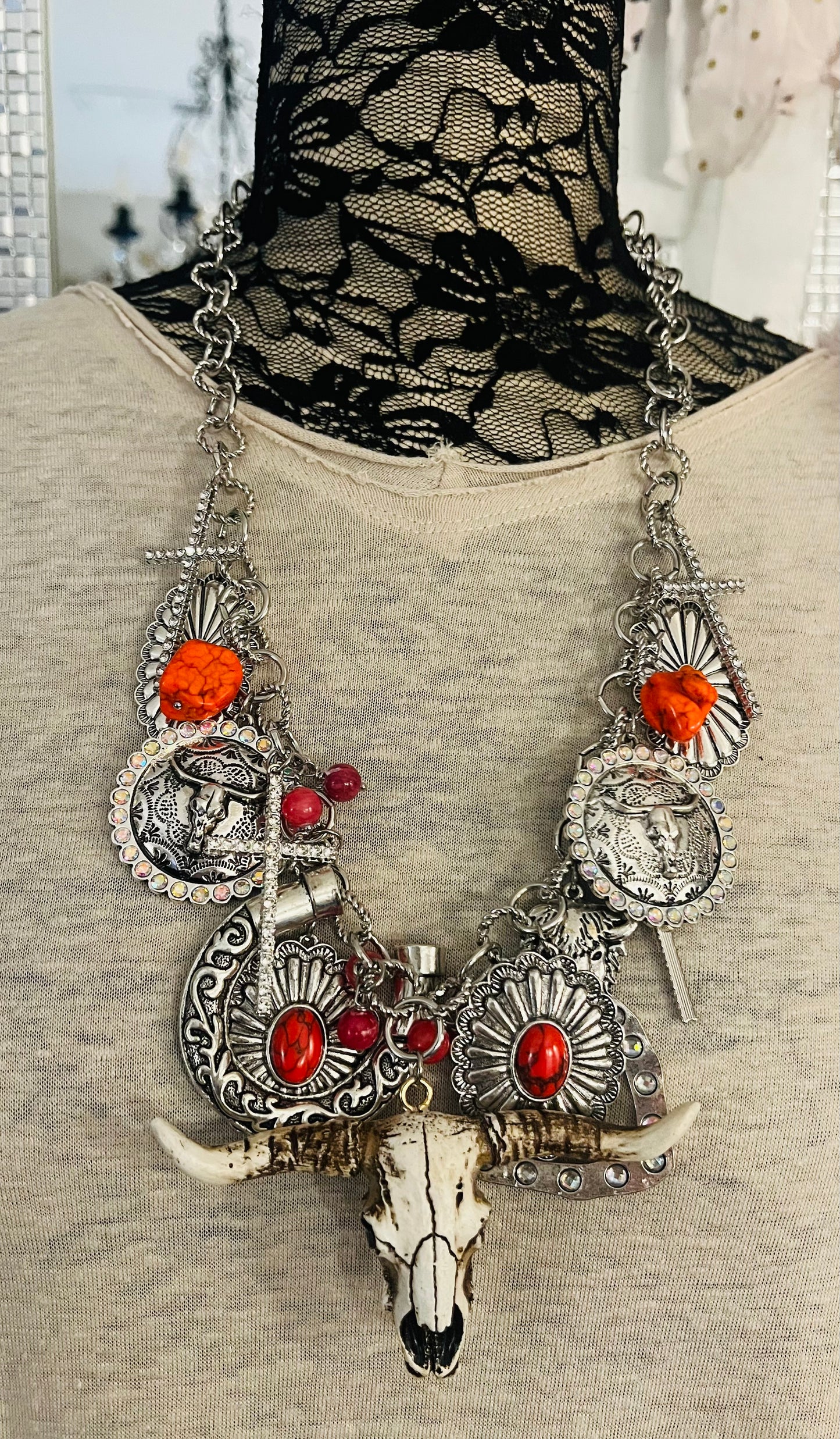 Steer Me Western Necklace