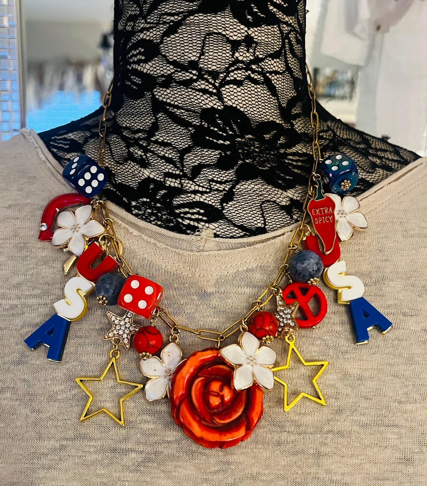 Celebration Rose Necklace