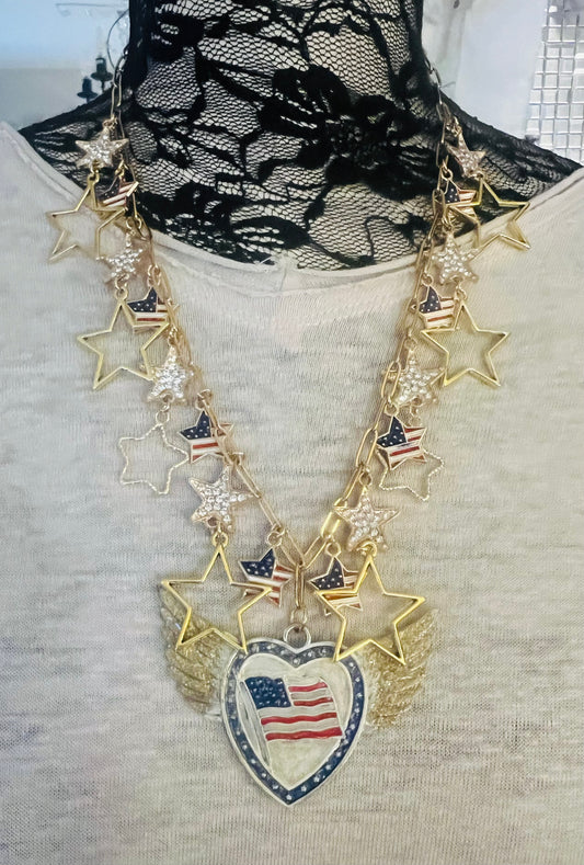 Stars and Stripes Necklace