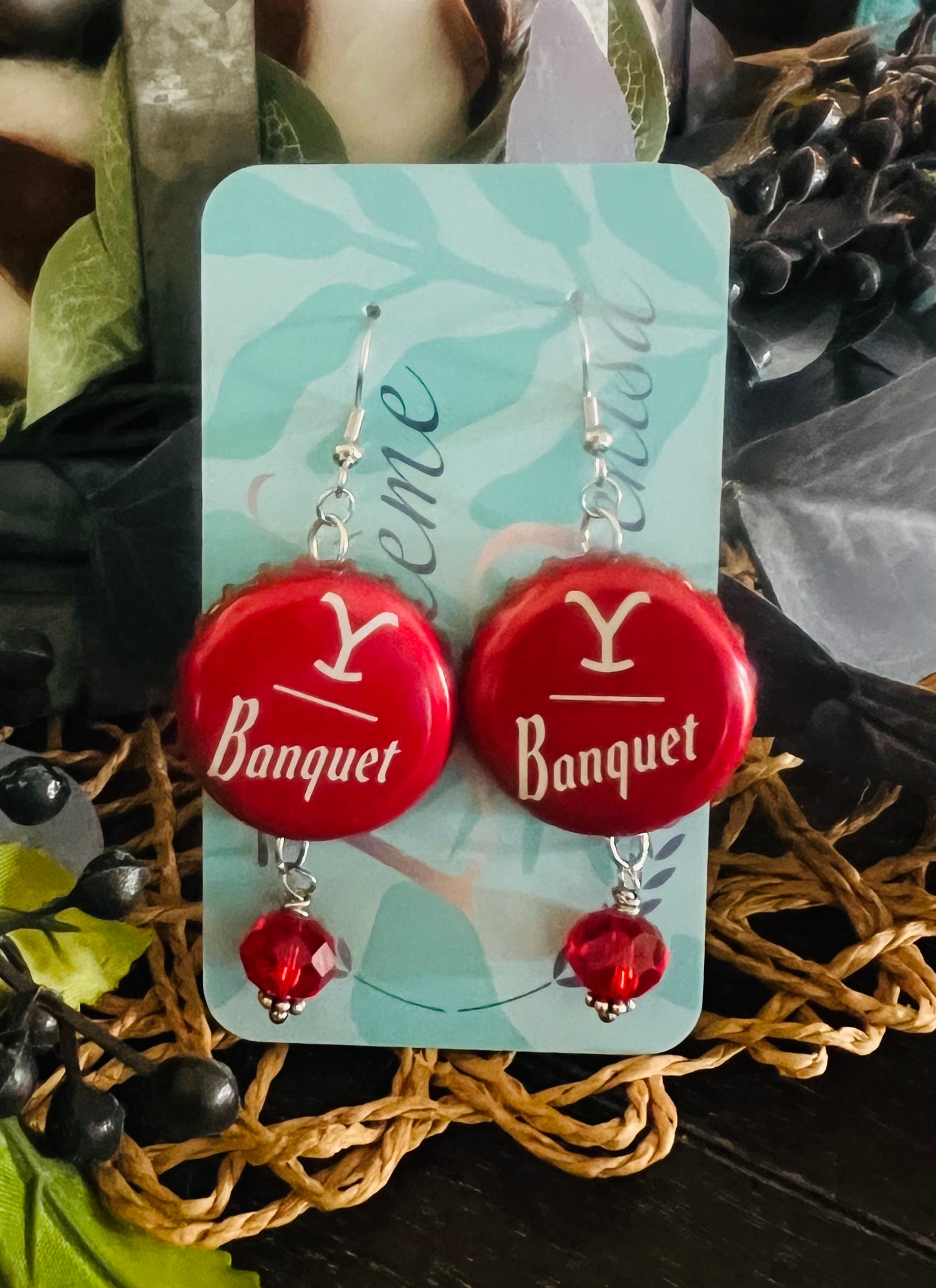 Yellowstone Bottle Cap Earrings