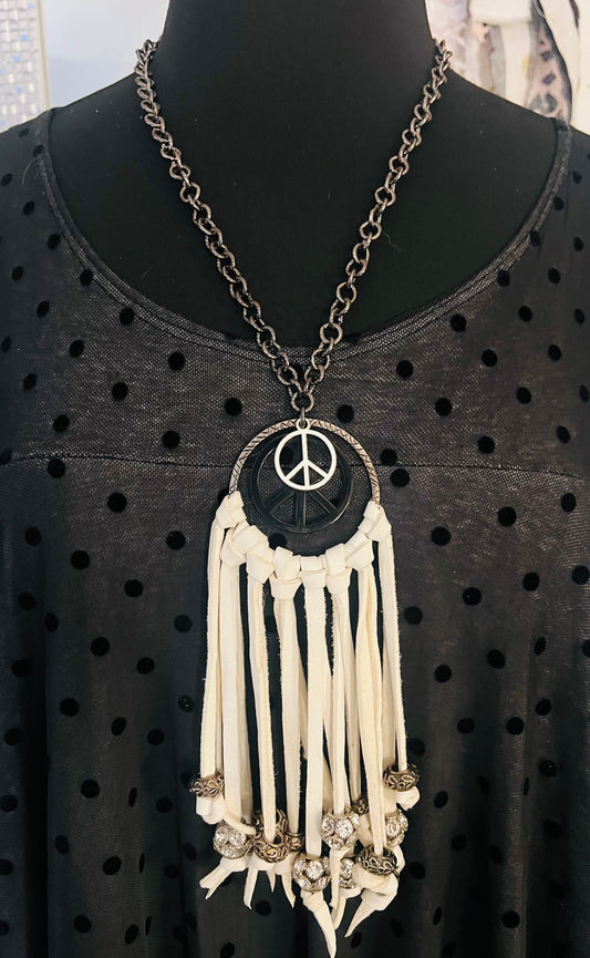 Dream catcher necklace