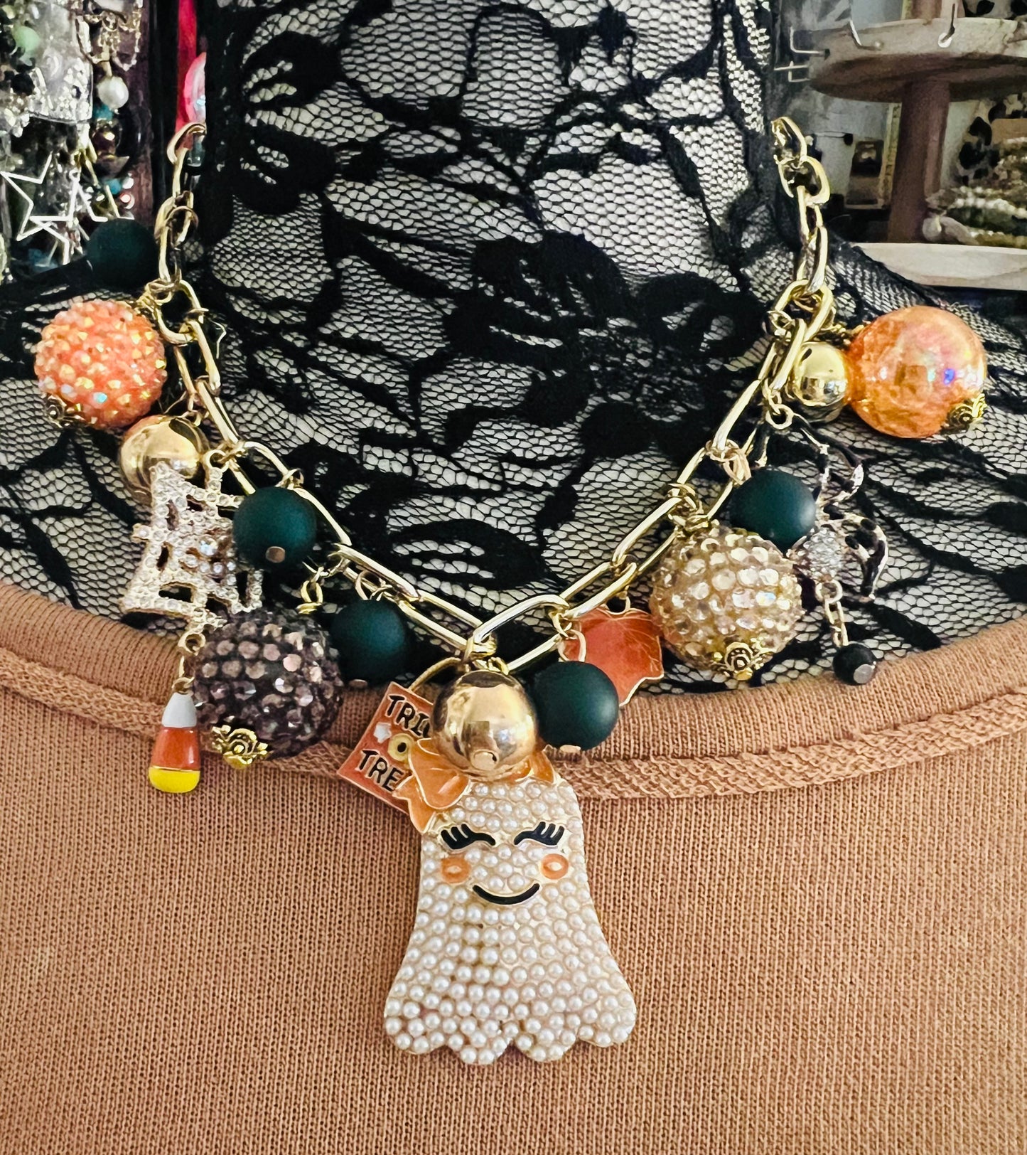 Gabby The Ghost Necklace