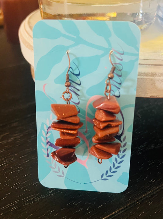 Sandstone Chip Earrings