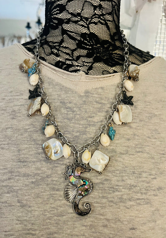Seahorse Shell Fun Necklace