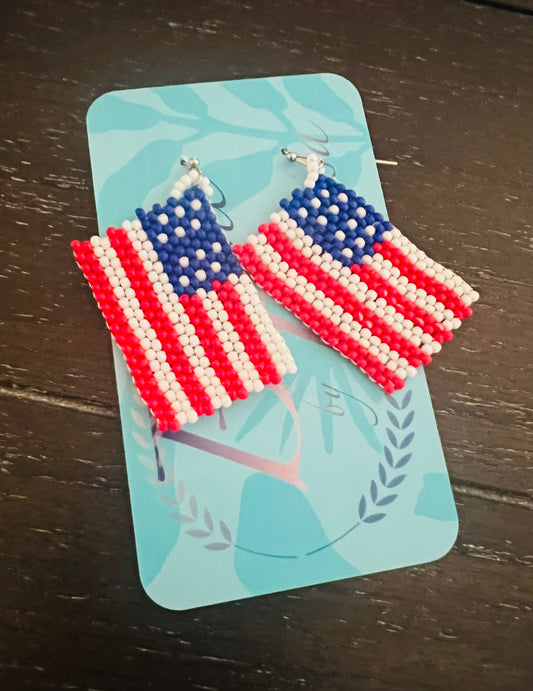 Flag Earrings