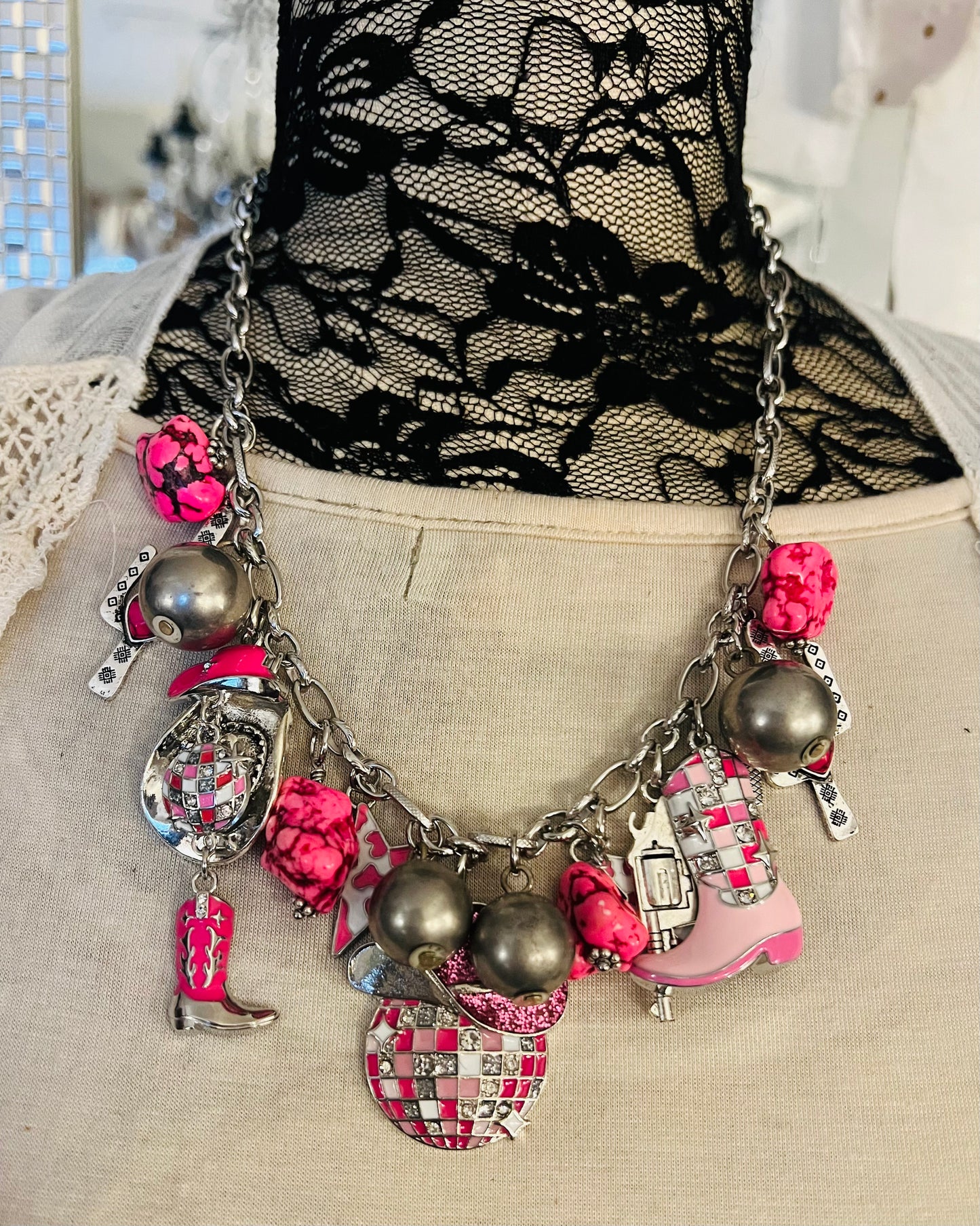 Disco Queen Cowgirl Necklace